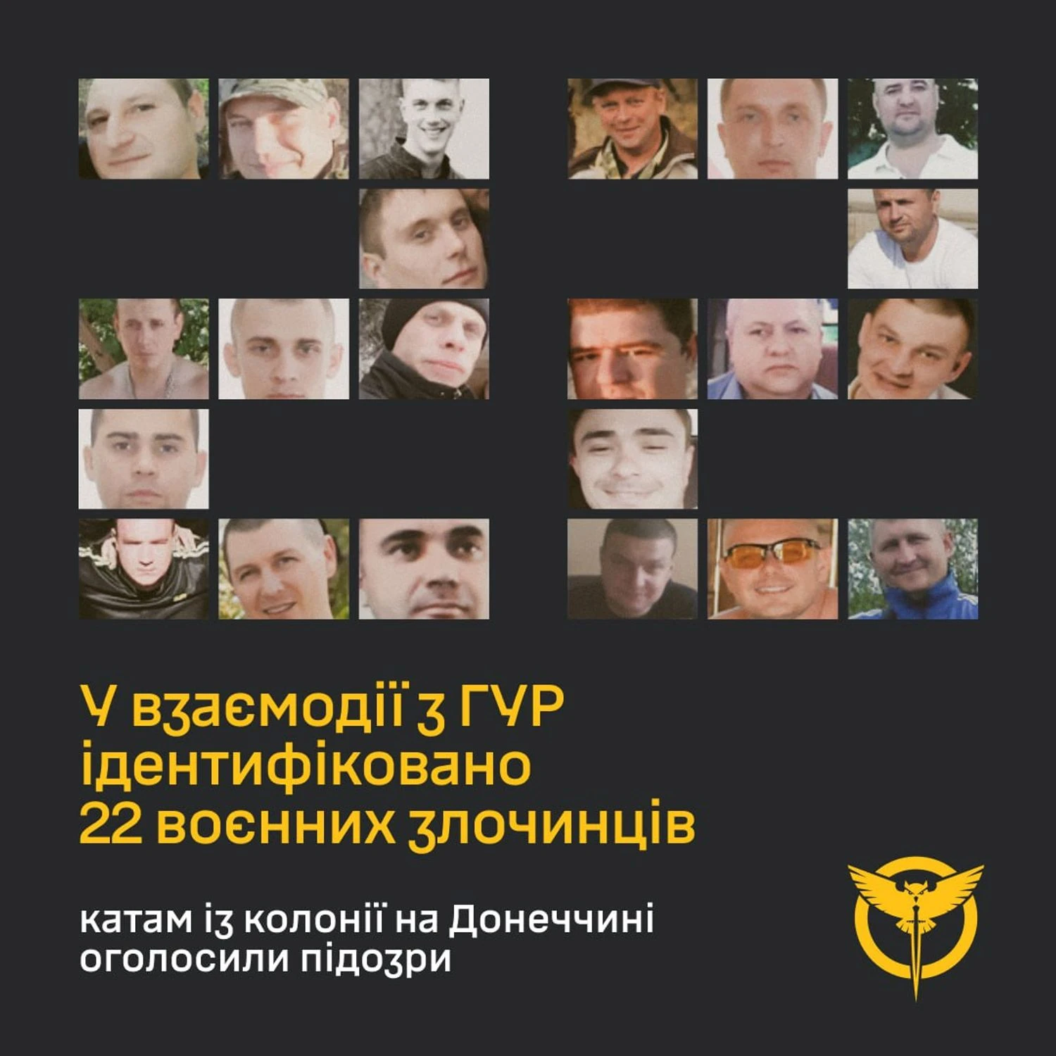 На Донеччині викрили 22 катів, причетних до тортур у колонії: їм оголосили підозри у воєнних злочинах – ГУР