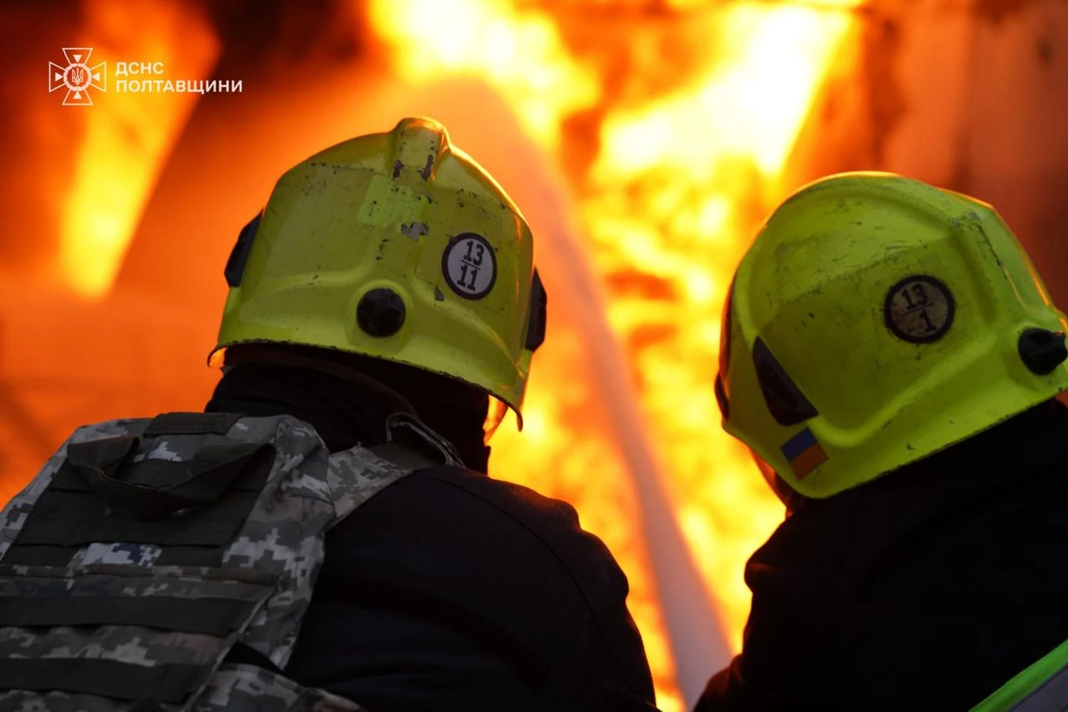 Комбінований удар рф по Полтавщині у ніч на 16 жовтня: рятувальники ліквідували пожежі