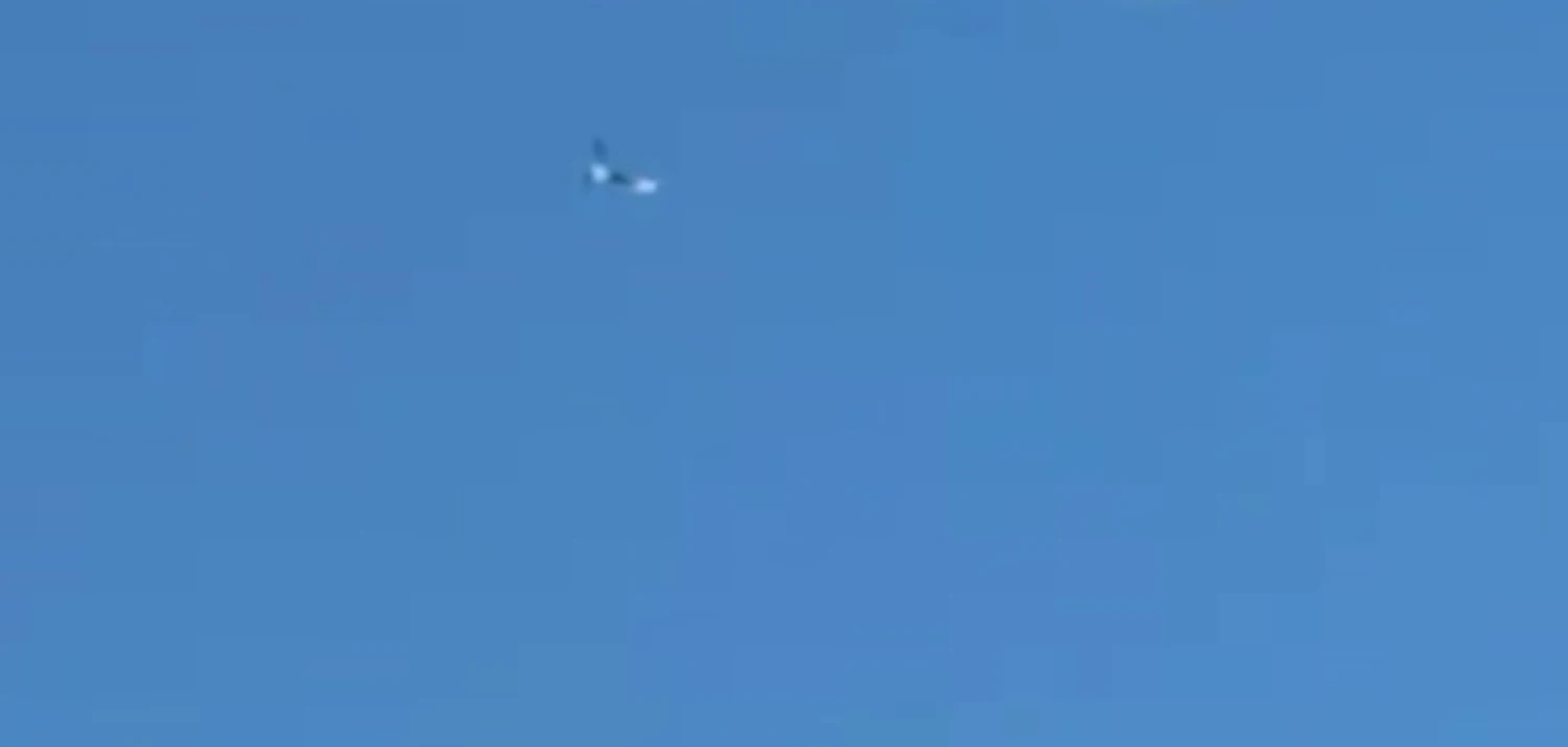 Момент запуску ворогом FPV з