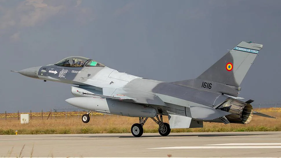 Румунія знову піднімала винищувачі F-16 через атаку рф на Україну поблизу кордону