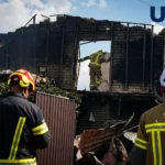 Як Вишневе оговтується після масованої атаки рф: на місці працюють медики, рятувальники і працівника Червоного Хреста